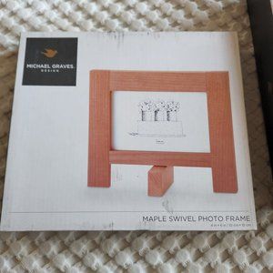 Michael Graves Maple Swivel Photo Frame